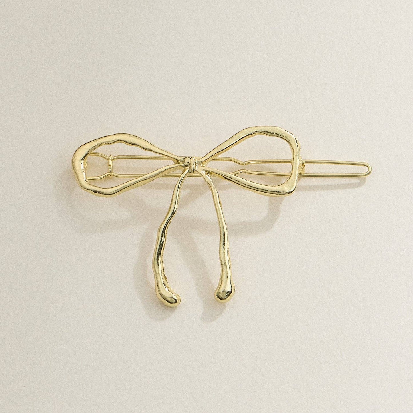 Metallic Bow Hair Clip - Purpose + Passion Boutique
