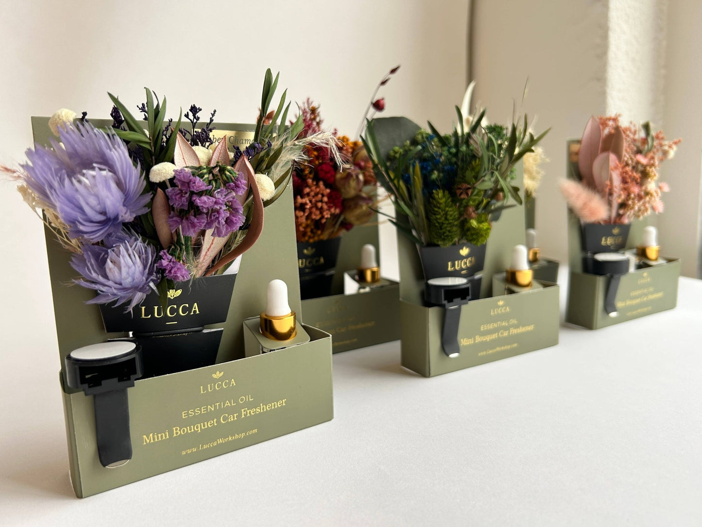 Mini Floral Car Air Freshener - Purpose + Passion Boutique