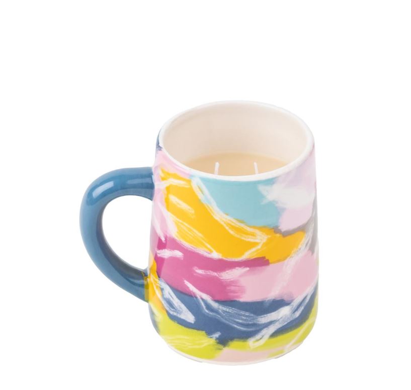 Paint Strokes Sweet Grace Candle Mug #55