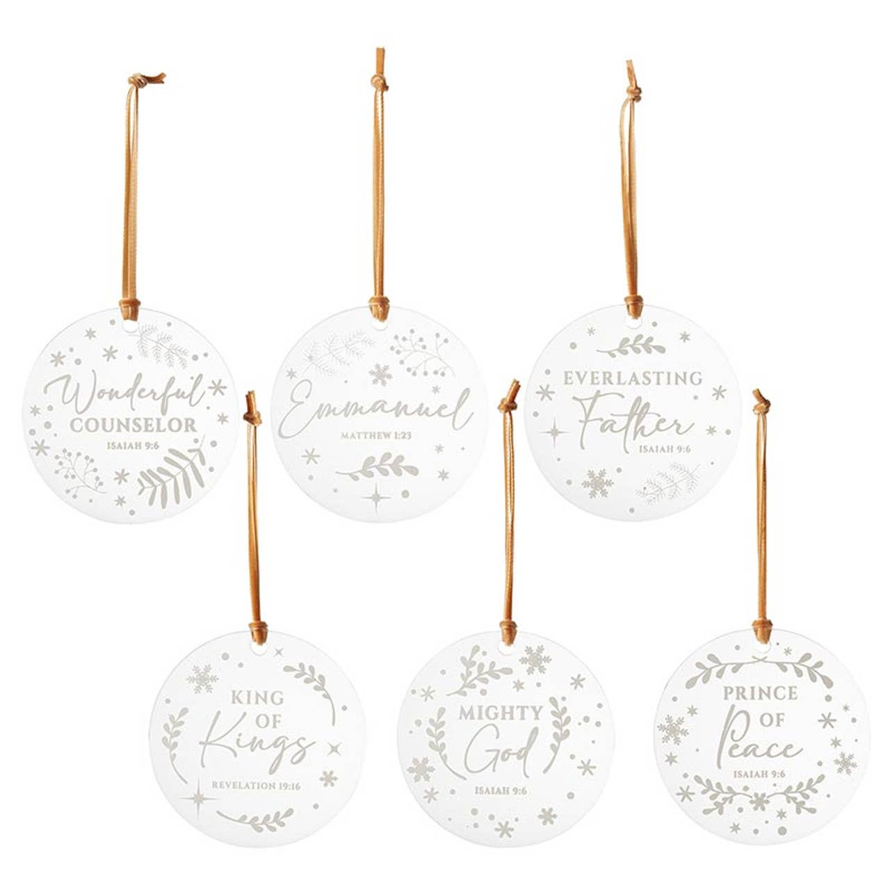 Names of Jesus Ornament - Purpose + Passion Boutique