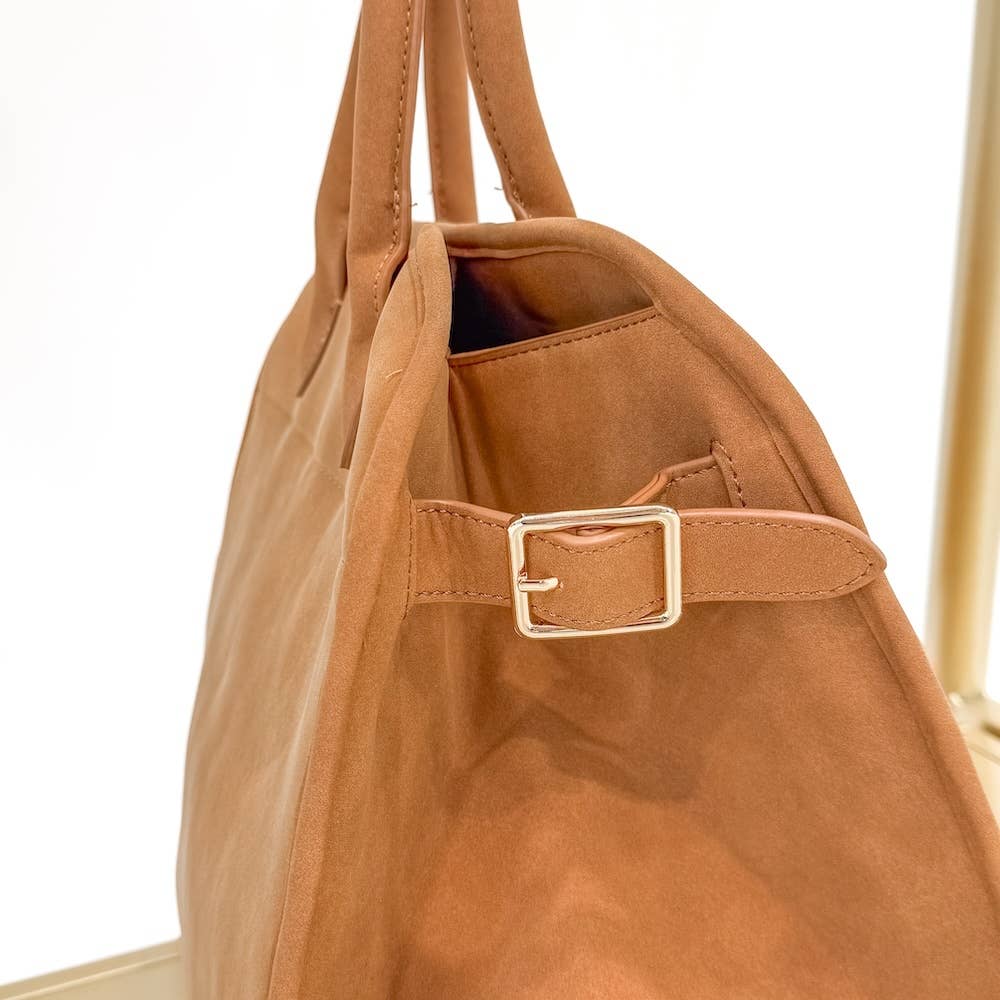 Nirvana Nubuck Tote - Purpose + Passion Boutique