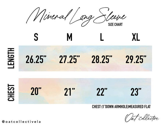 North Pole Gingerbread Mineral Washed Long Sleeve - Purpose + Passion Boutique