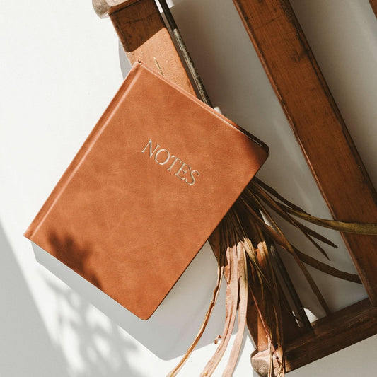 Notes Faux Leather Journal - Purpose + Passion Boutique