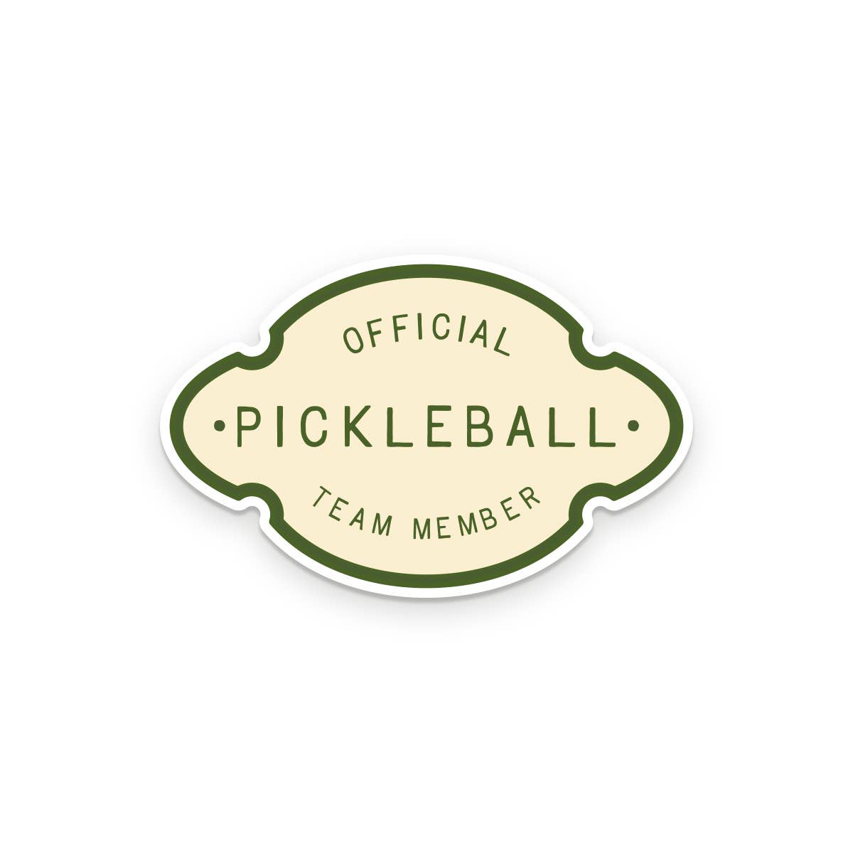 Official Pickleball Team Member Sticker - Purpose + Passion Boutique