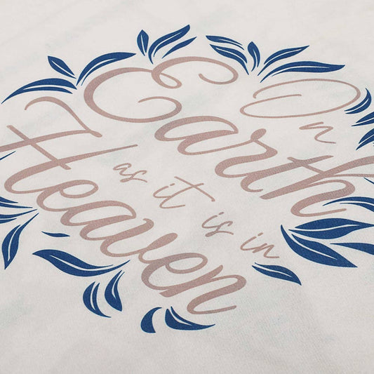 "On Earth as it is in Heaven" Shawl Fashion Prayer - Purpose + Passion Boutique