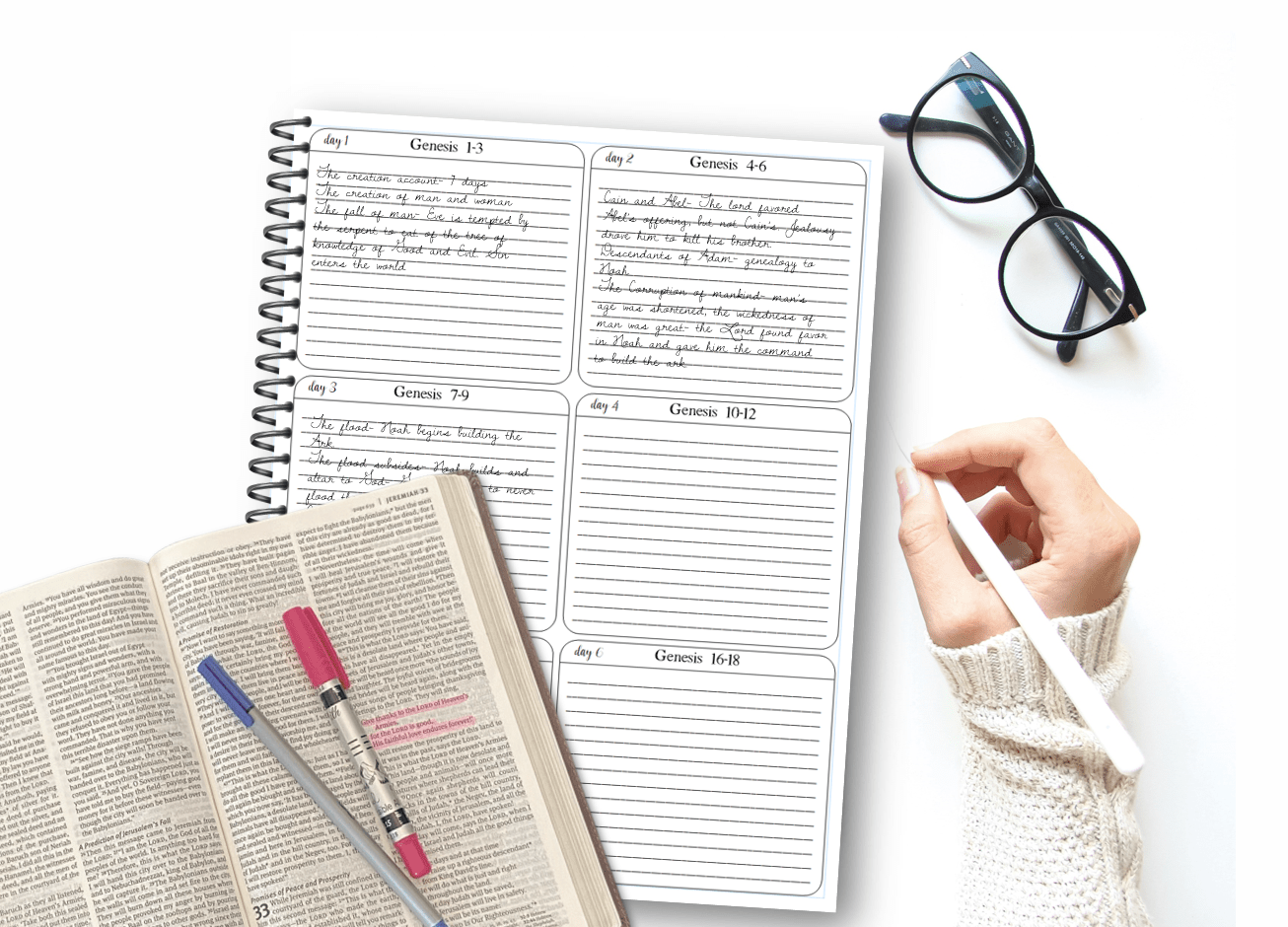 One Year Bible Reading Guide - Purpose + Passion Boutique