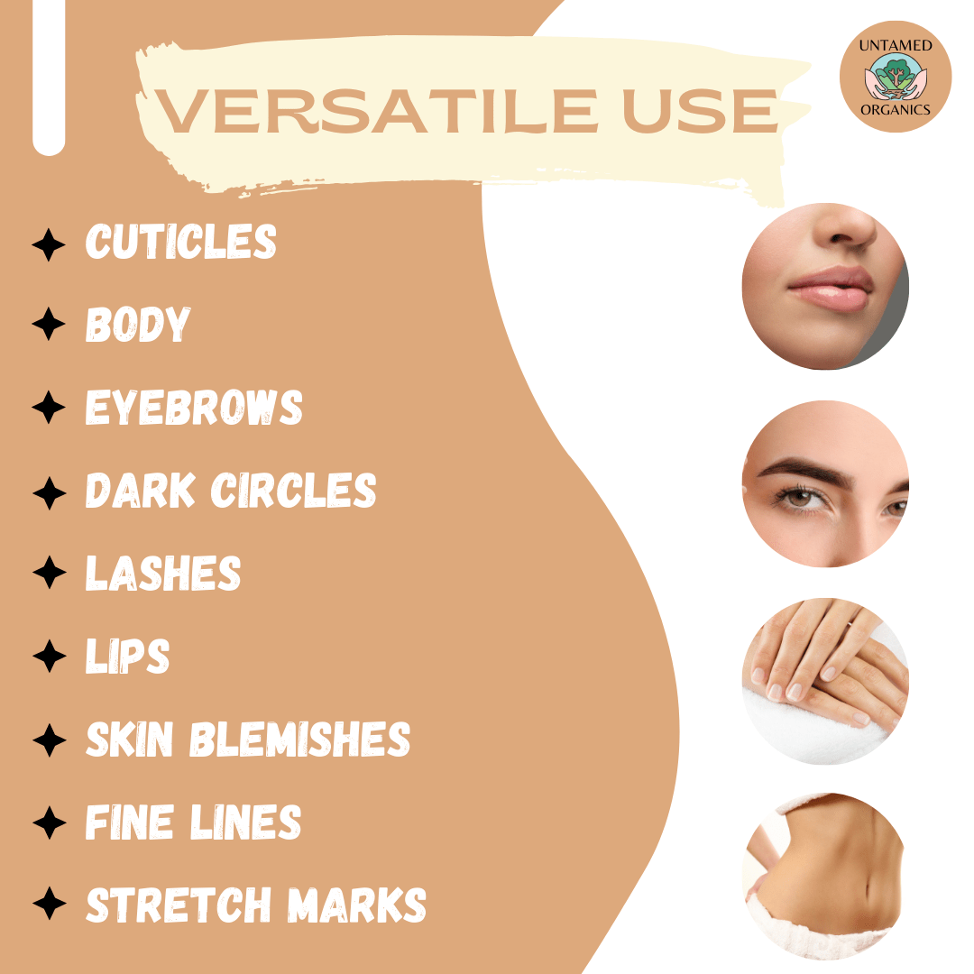 Organic Cold Pressed Castor Oil Roller | 10 ml Glass Bottle - Purpose + Passion Boutique