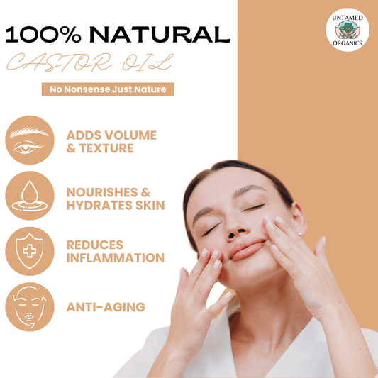 Organic Cold Pressed Castor Oil Roller | 10 ml Glass Bottle - Purpose + Passion Boutique