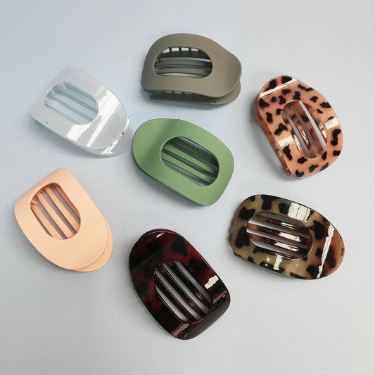 Oval Flat Hair Clip - Purpose + Passion Boutique