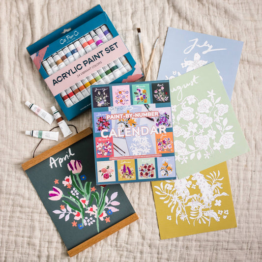 Paint - by - Number Calendar Kit - Purpose + Passion Boutique