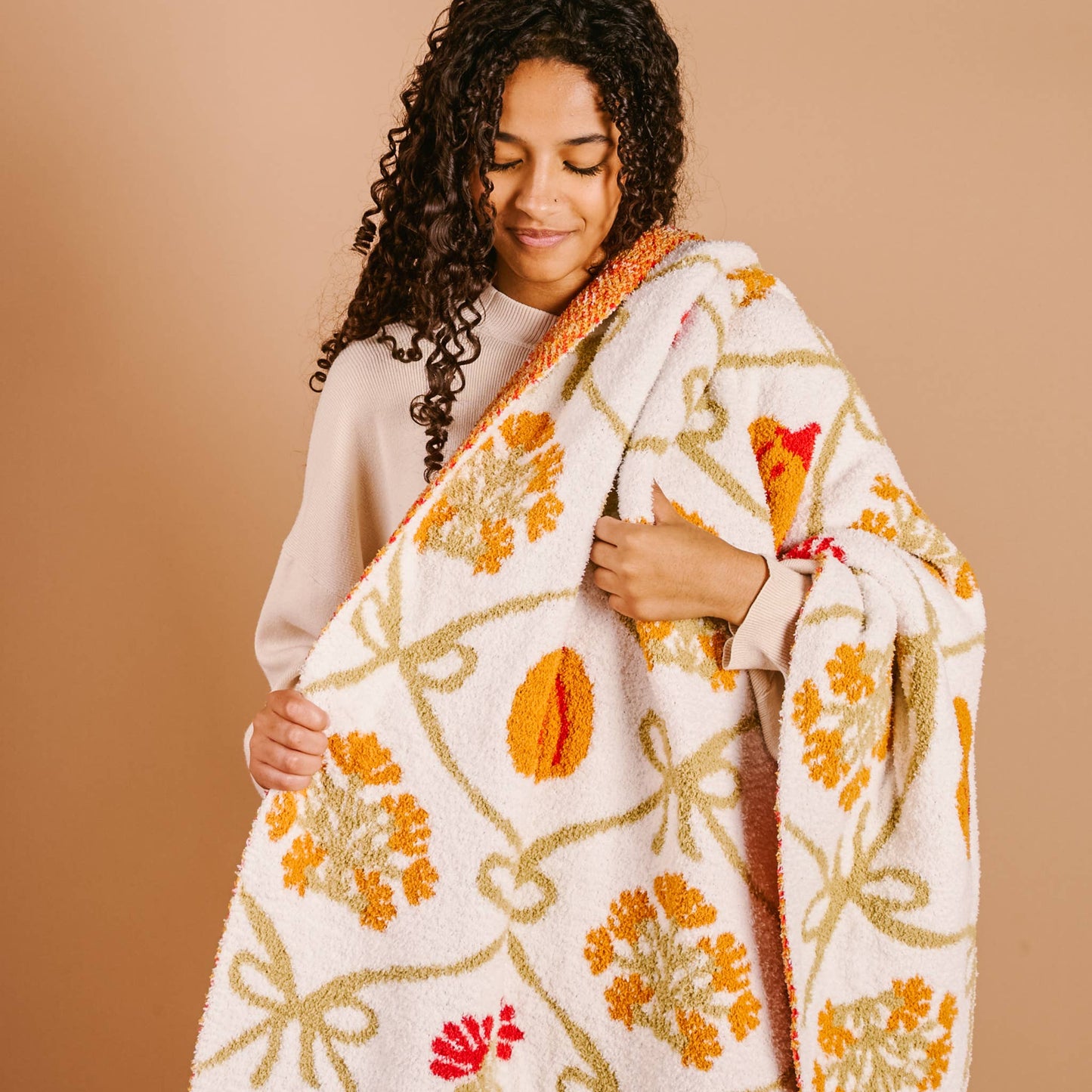 Patchwork Pumpkins Cozy Dreams Luxe Blanket - Purpose + Passion Boutique