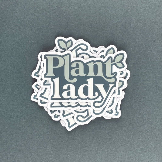 Plant Lady Sticker - Purpose + Passion Boutique