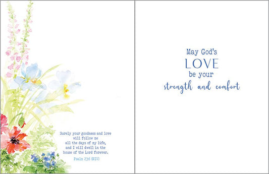 Poppies & Butterflies Scripture Sympathy Card - Purpose + Passion Boutique