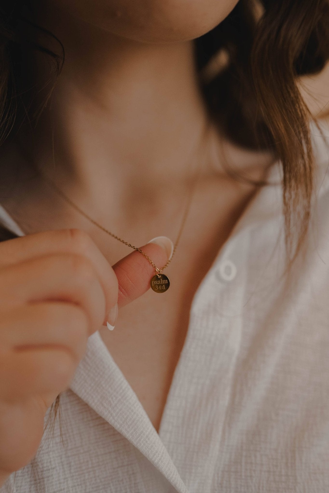 Praise Disc Necklace - Purpose + Passion Boutique