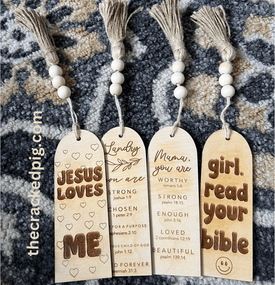 Religious Themed Bookmarks With Decorative Tassel - Purpose + Passion Boutique