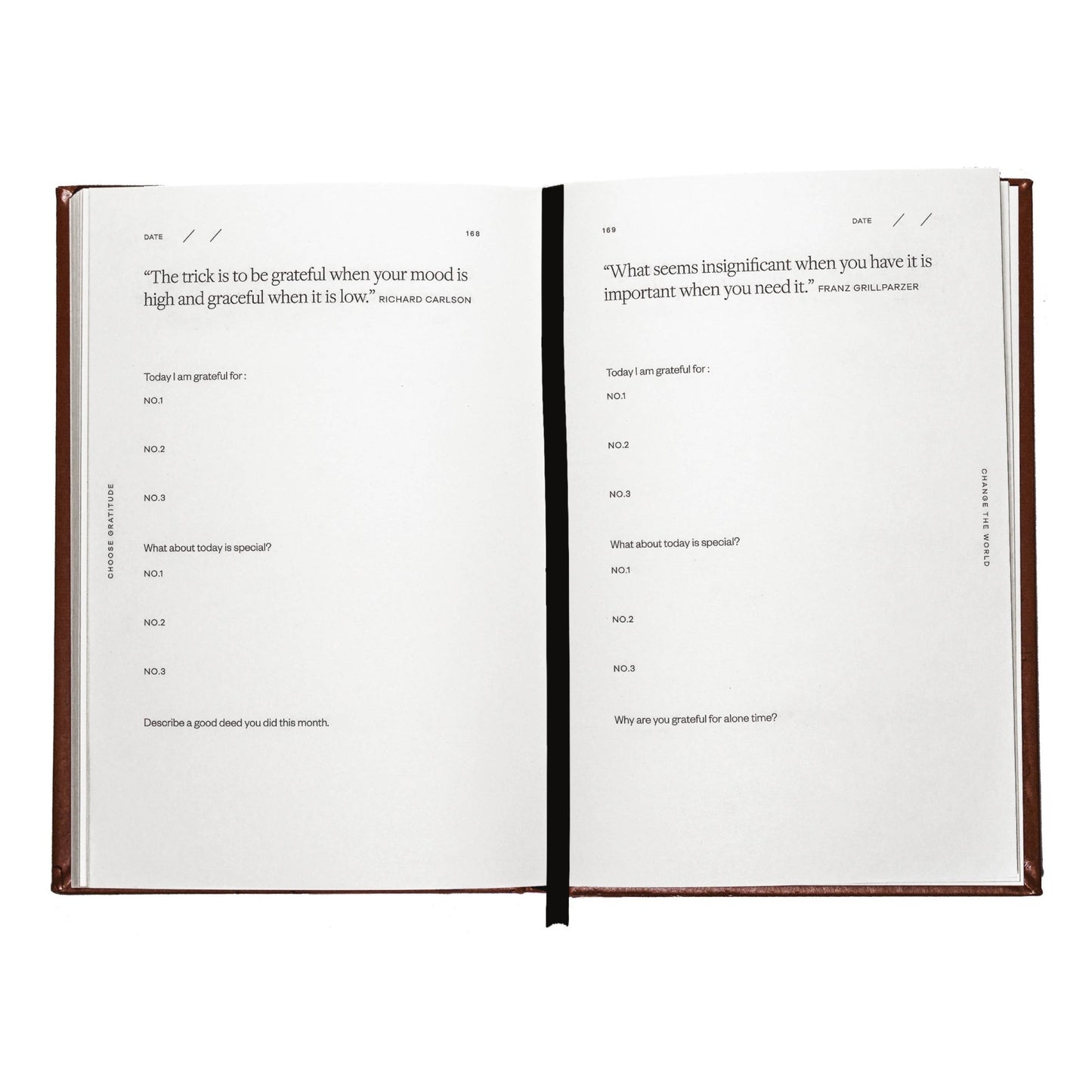 Sage Choose Gratitude Change the World Gratitude Journal - Purpose + Passion Boutique