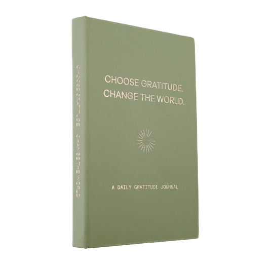 Sage Choose Gratitude Change the World Gratitude Journal - Purpose + Passion Boutique