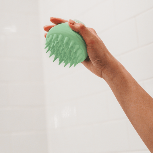 Scalp Massager Beauty Tool - Mint Green - Purpose + Passion Boutique