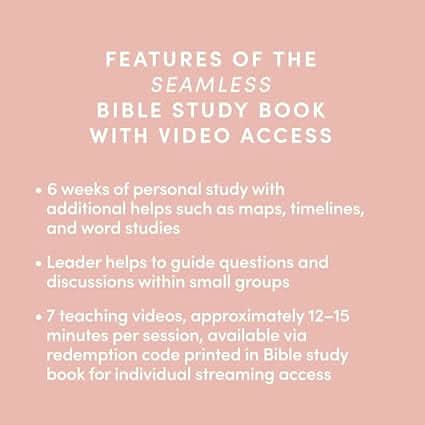 Seamless - Bible Study Book with Video Access - Purpose + Passion Boutique