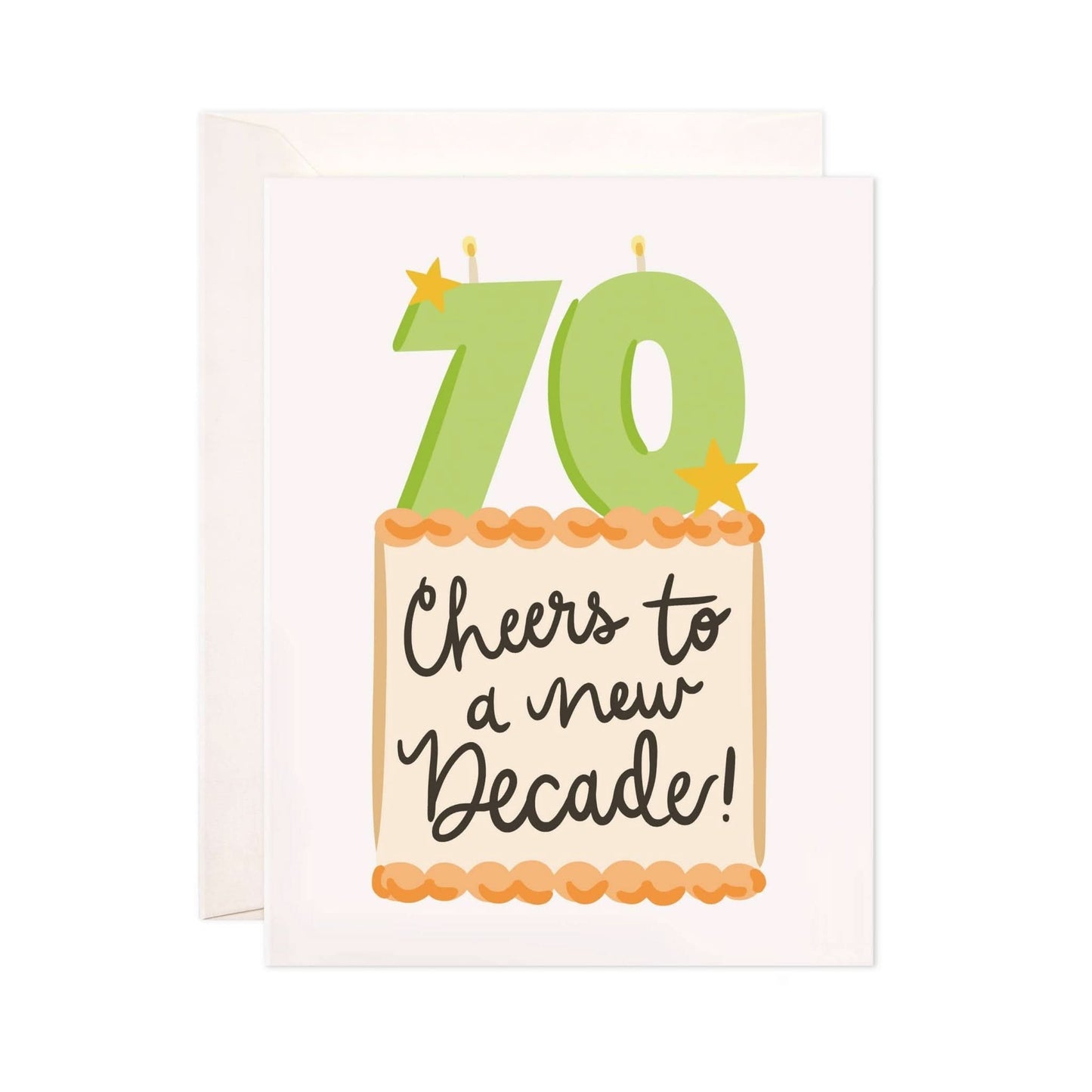 Seventy Cake Greeting Card - Purpose + Passion Boutique