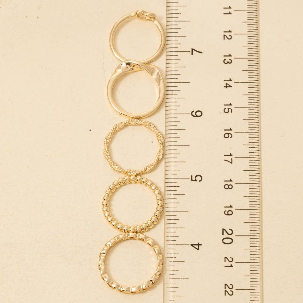 Stackable Dainty Band Ring (Size 7) - Purpose + Passion Boutique