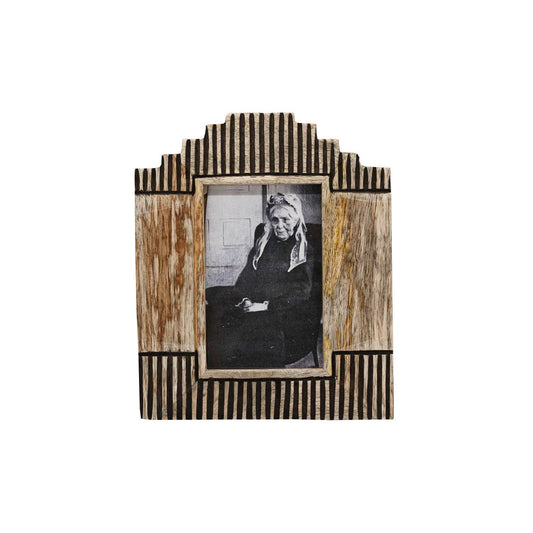 Stepped Picture Frame Wood - 4x6 Photo - Purpose + Passion Boutique