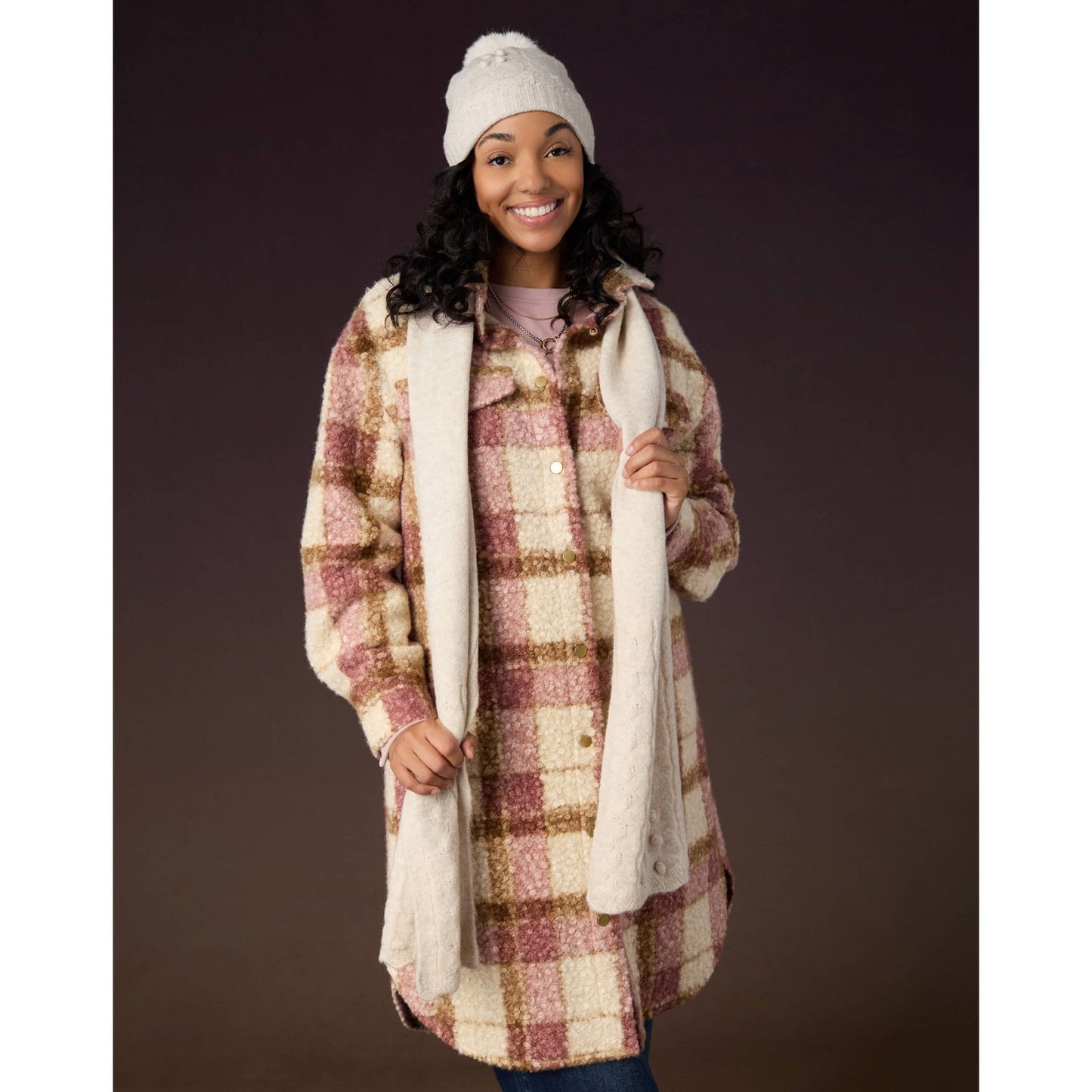 Sweet Scallop Knit Hat - Purpose + Passion Boutique