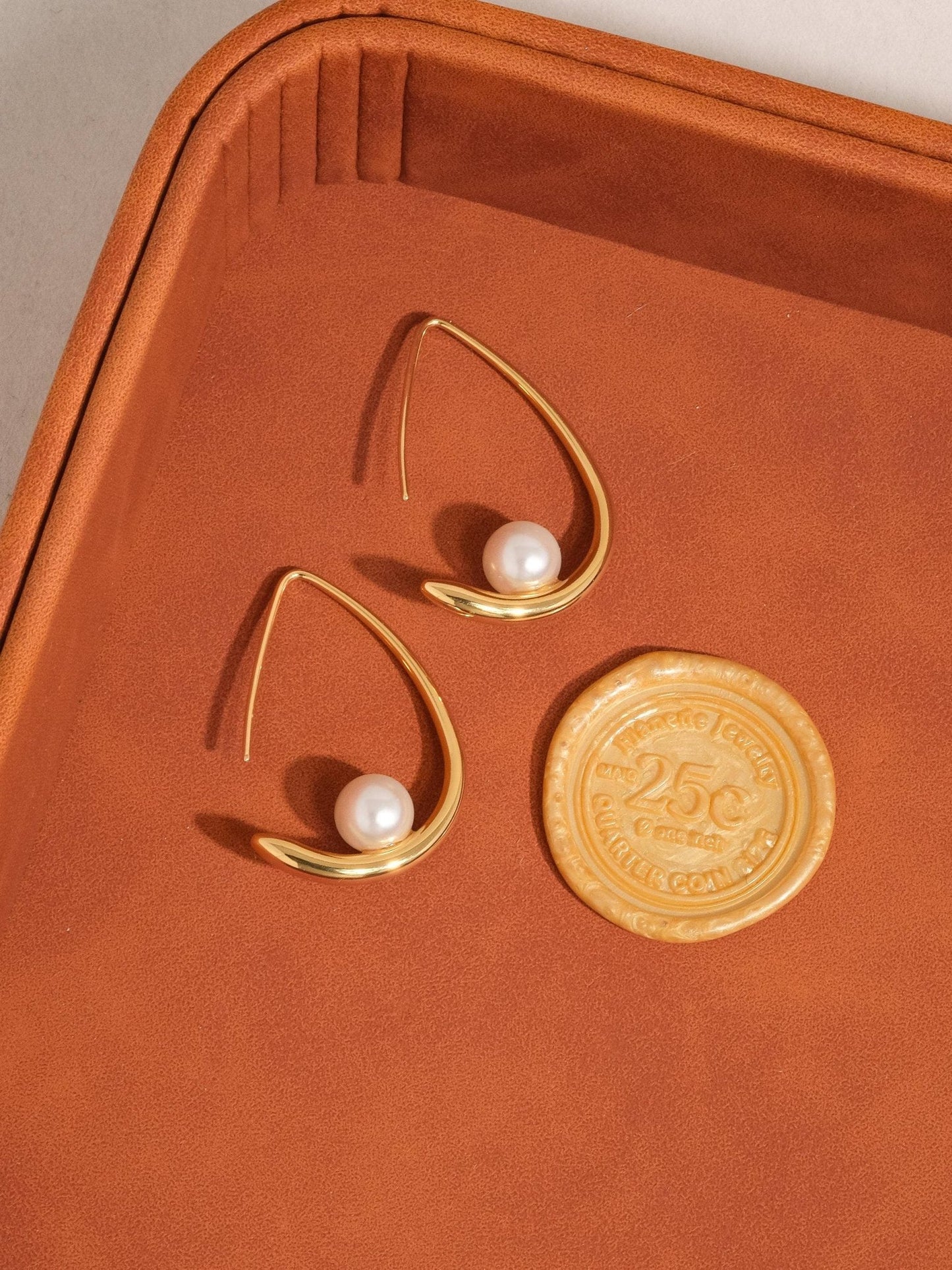 Tallis 18K Gold Classic Pearl Drop Earring - Purpose + Passion Boutique