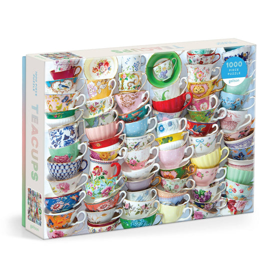 Teacups 1000 Piece Puzzle - Purpose + Passion Boutique