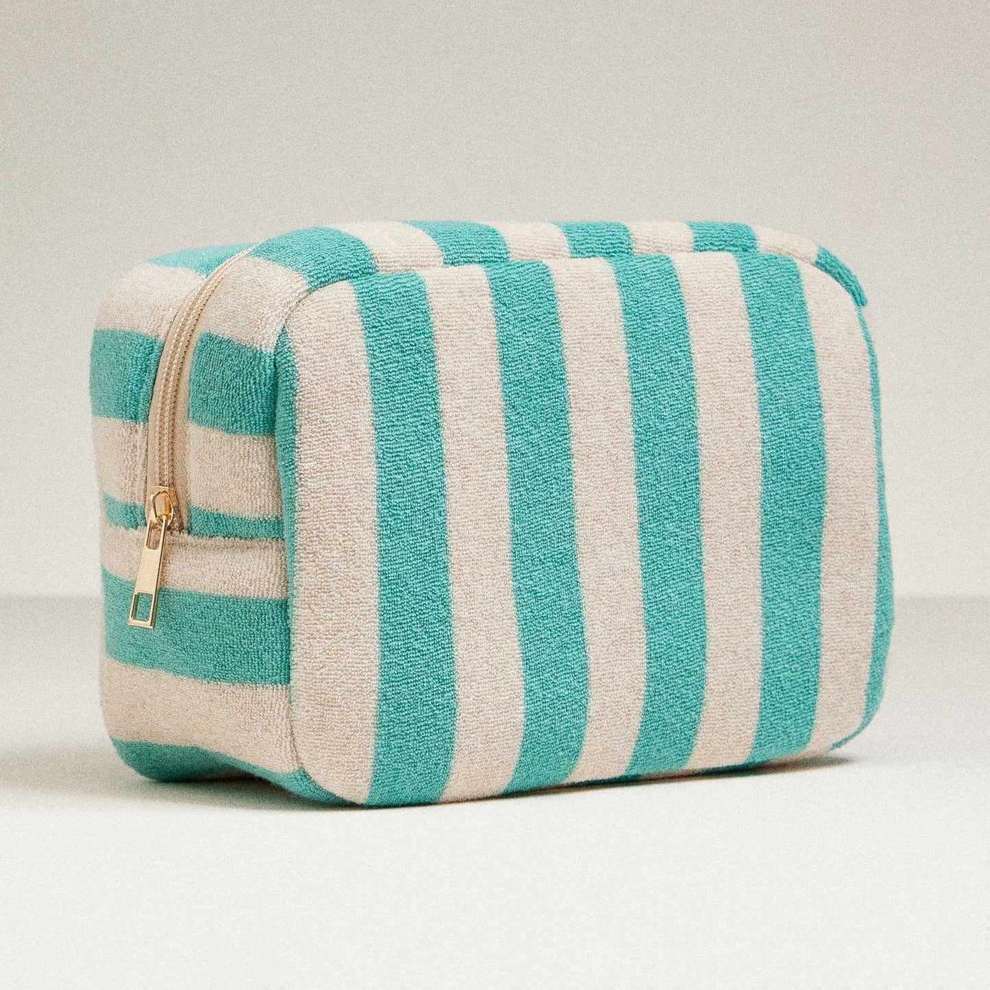 Terry Fabric Striped Multi - Purpose Pouch - Purpose + Passion Boutique