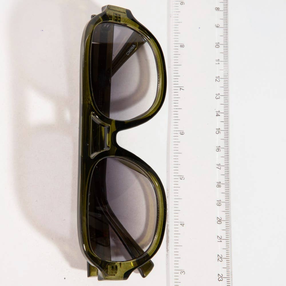 Thick Frame Aviator Sunglasses - Purpose + Passion Boutique