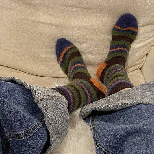 Thick Striped Winter Warm Socks - Purpose + Passion Boutique