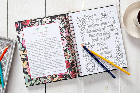 Think on These Things Devotional Coloring Book - Purpose + Passion Boutique