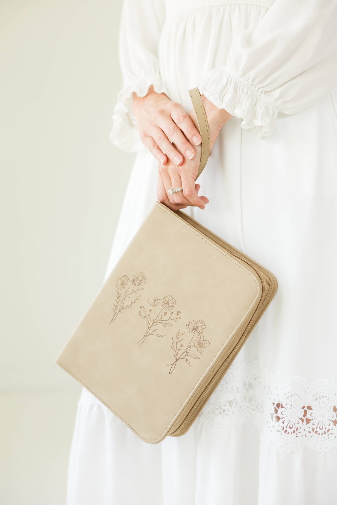Trio Floral Vegan Leather Bible Case - Purpose + Passion Boutique
