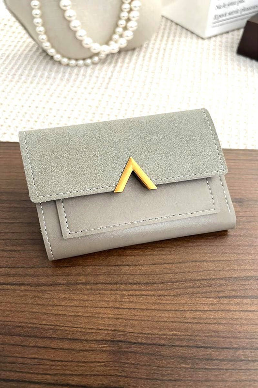 Vegan Leather Compact Trifold Wallet - Purpose + Passion Boutique