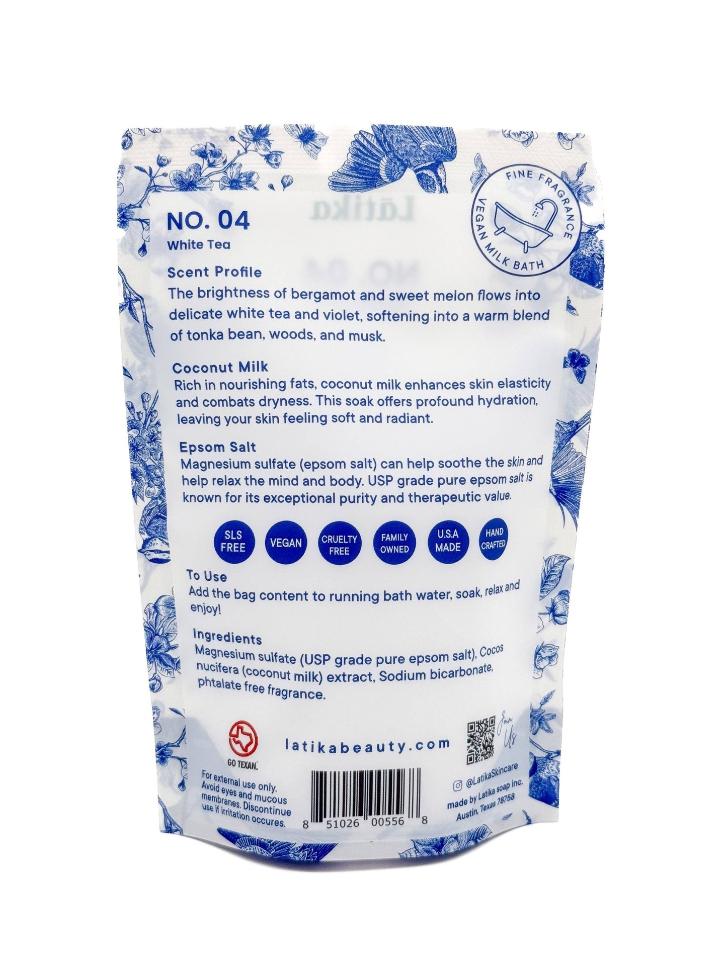 White Tea Bath Soak - Purpose + Passion Boutique