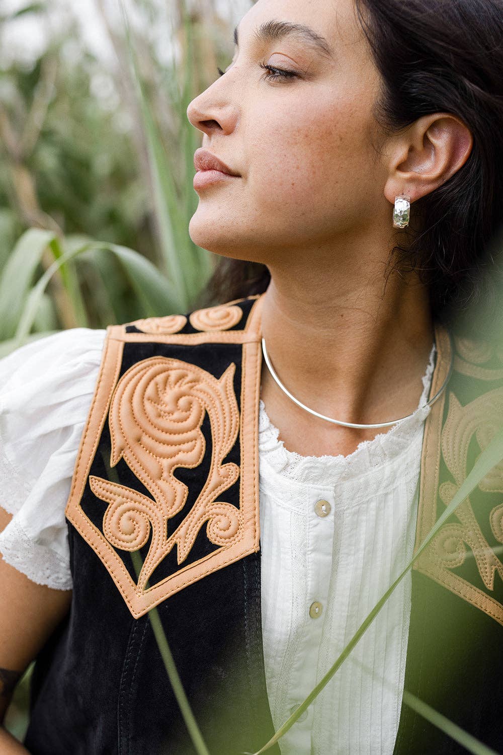 Wide Hammered Hoops, Silver - Purpose + Passion Boutique