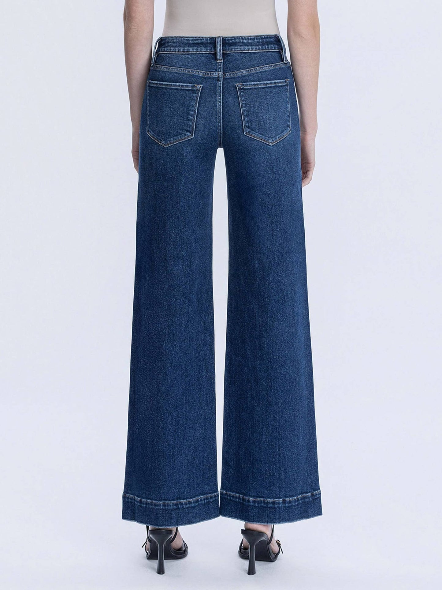 Wide Trouser High Rise Medium Wash Jean - Purpose + Passion Boutique