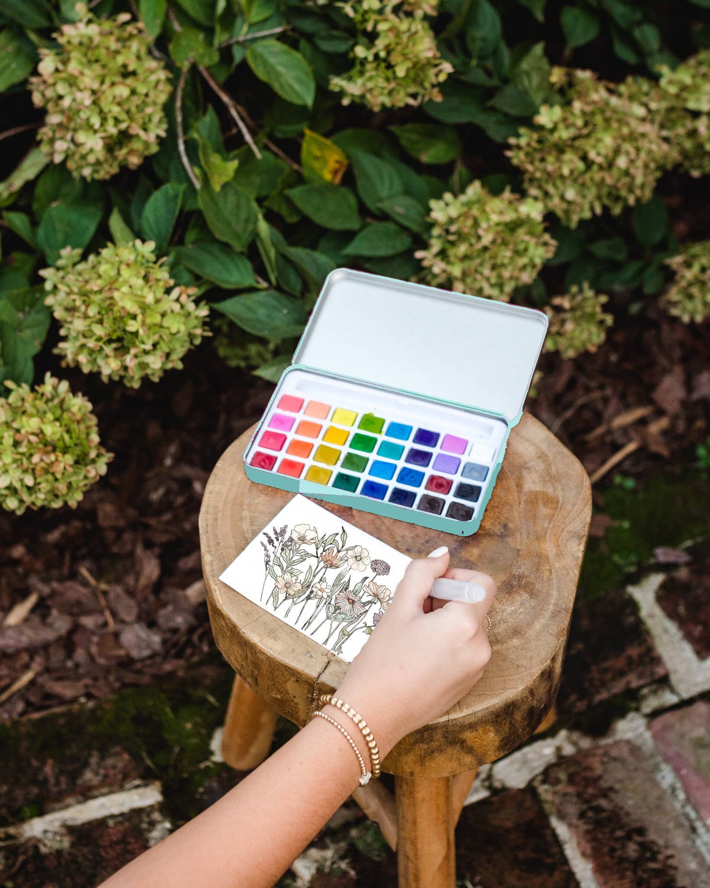 Wildflower Meadow Watercolor Painting Kit - Purpose + Passion Boutique