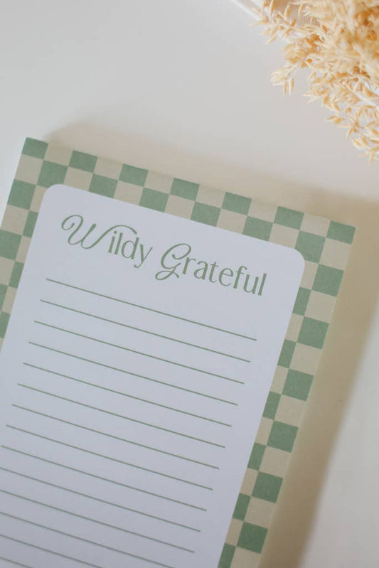 Wildly Grateful Notepad - Purpose + Passion Boutique