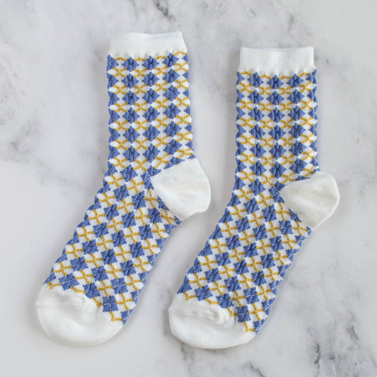 Winter Check Pattern Socks - Purpose + Passion Boutique