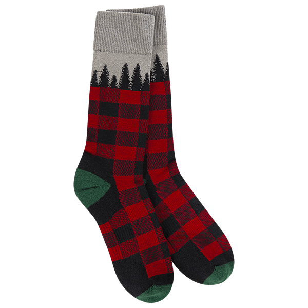 Woods Crew Buffalo Tree Plaid Socks - Purpose + Passion Boutique