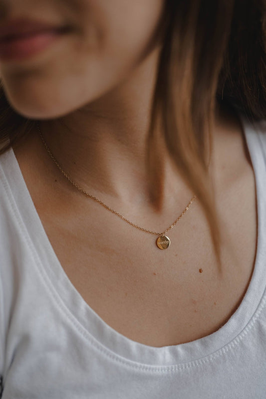 Worthy Disc Necklace - Purpose + Passion Boutique