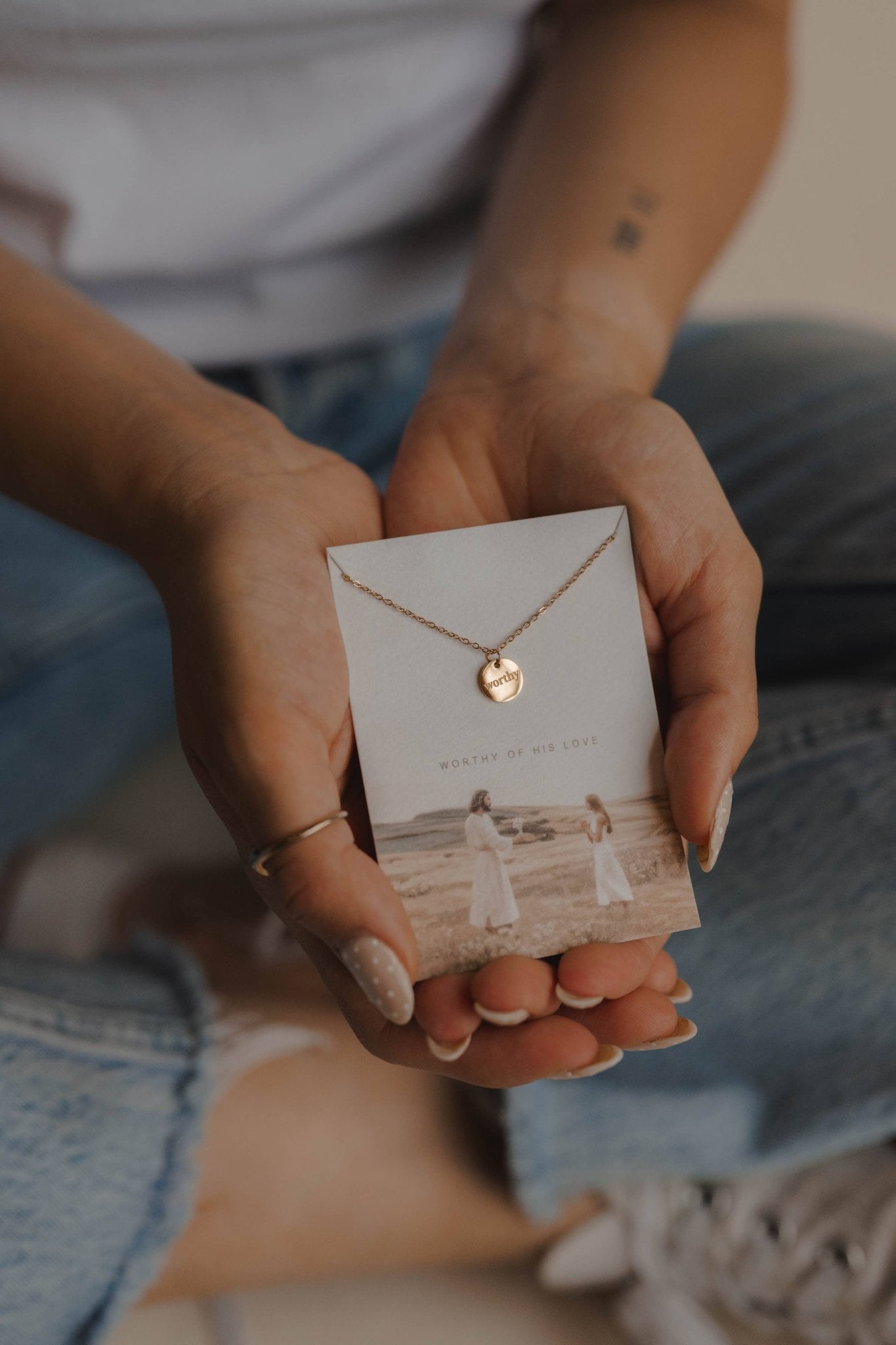 Worthy Disc Necklace - Purpose + Passion Boutique