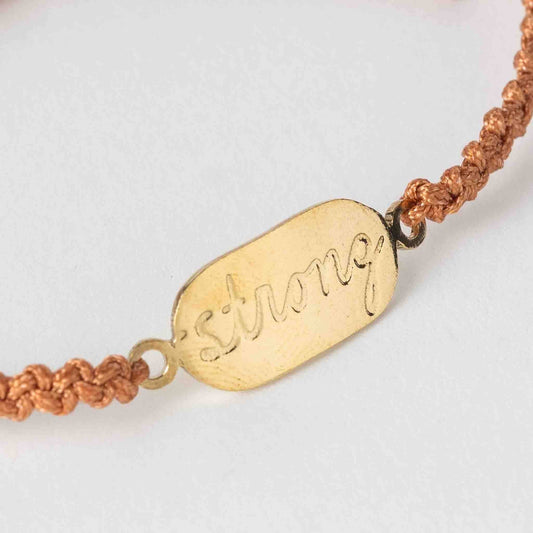 You Are Strong Affirmation Bracelet - Purpose + Passion Boutique