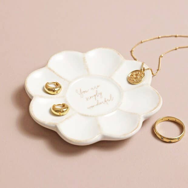 You Are Wonderful Flower Trinket Dish - Purpose + Passion Boutique