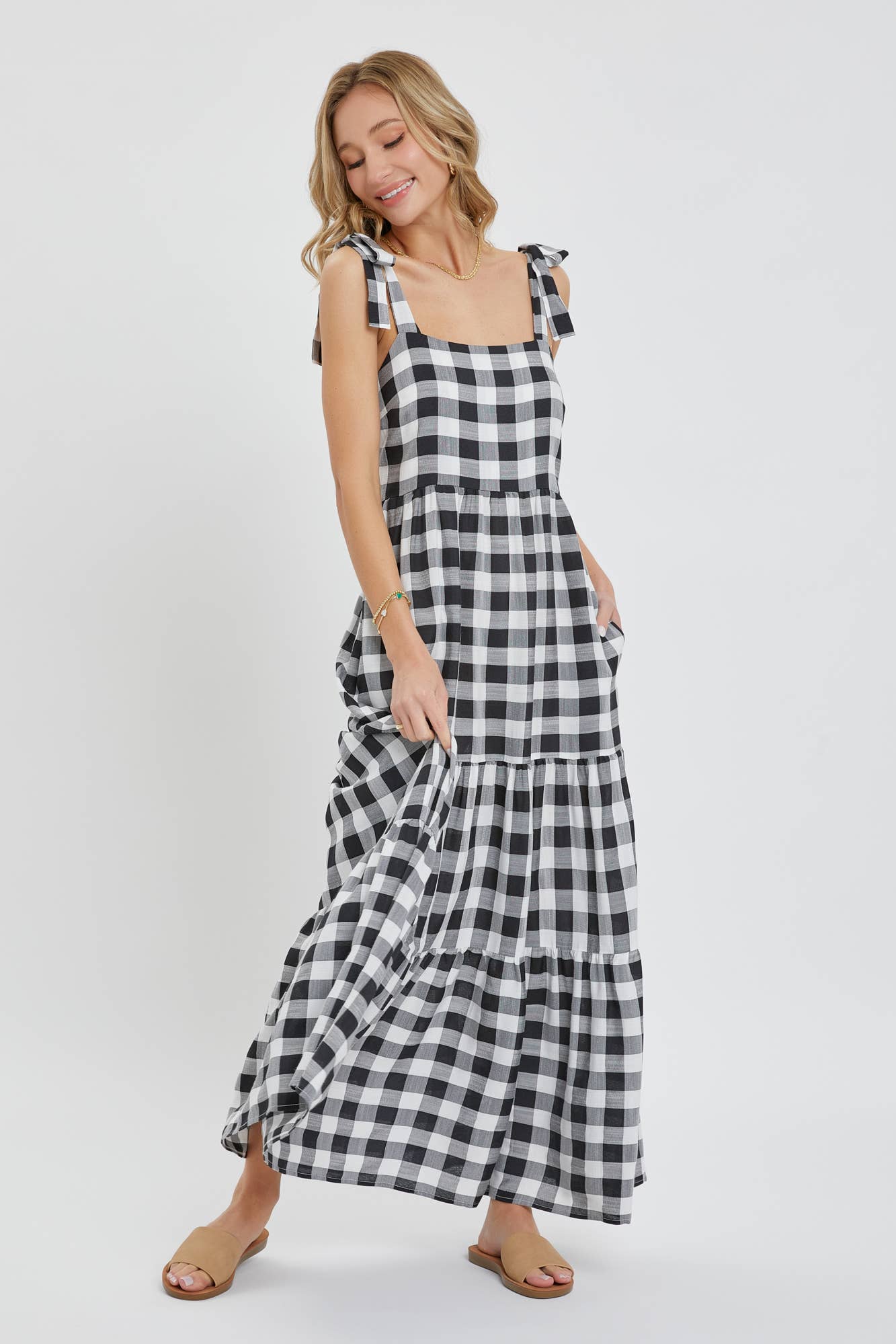 Gingham Maxi Dresses