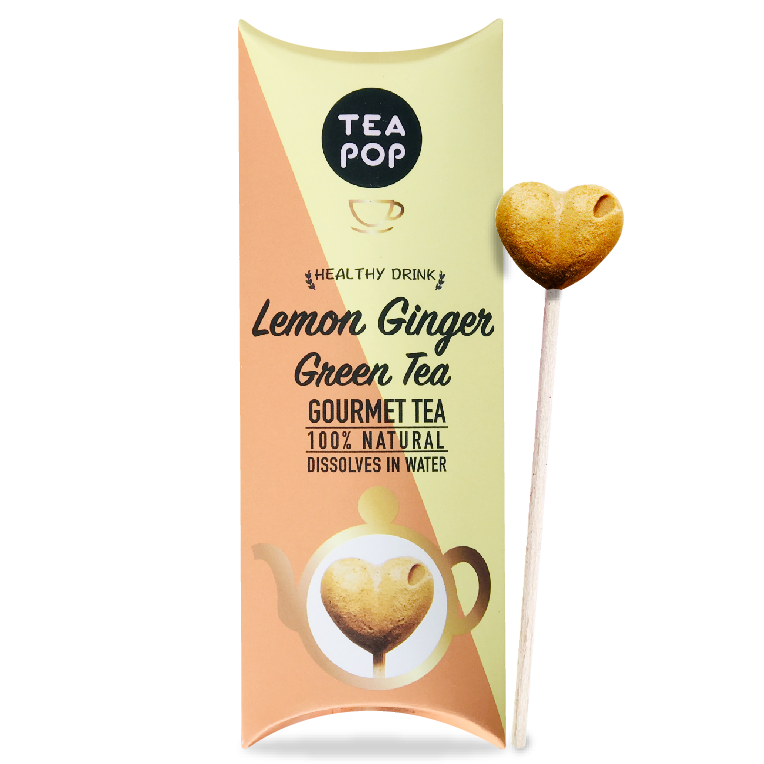 Lemon Ginger Green TEA on-a-stick!
