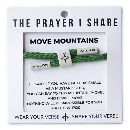 MOVE MOUNTAINS Bracelet Cord Bracelet
