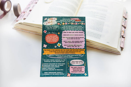 The Lord's Prayer Helpful Sheet